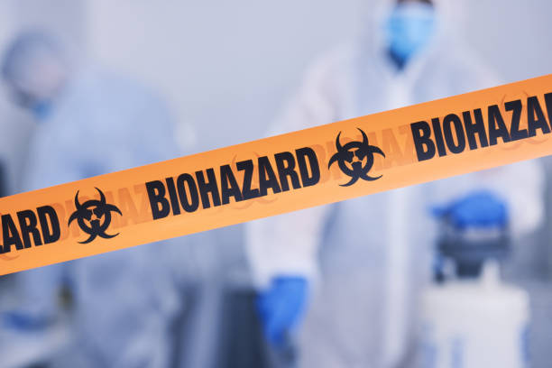 Professional Biohazard Cleanup technician working in Doylestown, OH